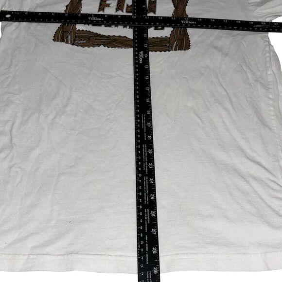 crazy jack mens xxl fiji islands white crew neck short sleeve t-shirt - Picture 6 of 10